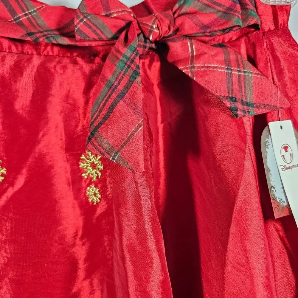 Disney Store Little Girl's Red Holiday Skirt NWT Size M 7/8